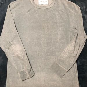 Glacier Blue Terry Cloth Sweater